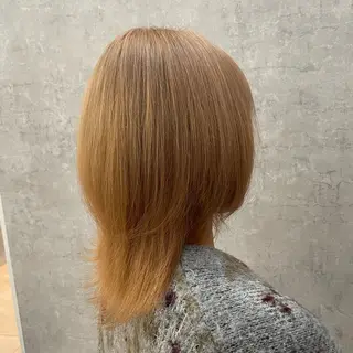 ミディアム 松下 美織のヘアスタイル