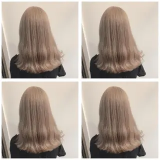 ミディアム カラー 似合わせ/ブリーチ カラー.岡田友仁のヘアスタイル