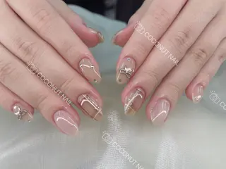ネイル 神田 ココナッツのネイルデザイン