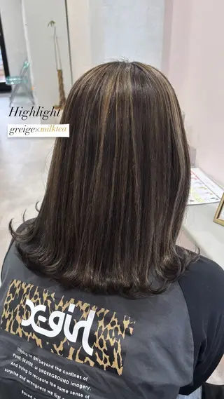 ミディアム 🎀柔らか暖色カラ ー💕sayakaのヘアスタイル