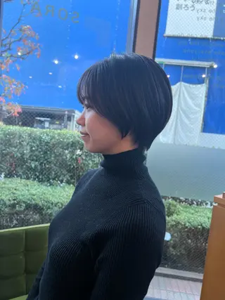ショート MIN NANO//POLICY（旧SORA）所属・中村遥香 ☺︎ママ美容師のヘアスタイル