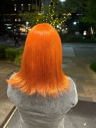 カラー げんば ななのヘアスタイル