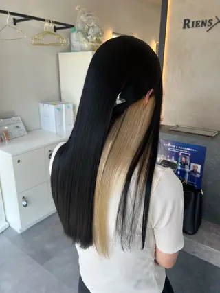 ロング RIENS Xrea nanamiのヘアスタイル