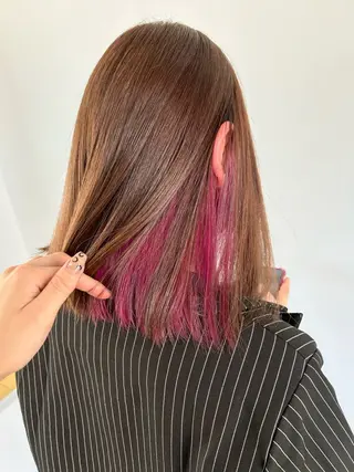 ミディアム カラー hair salon siro所属・小澤 志穂のヘアスタイル