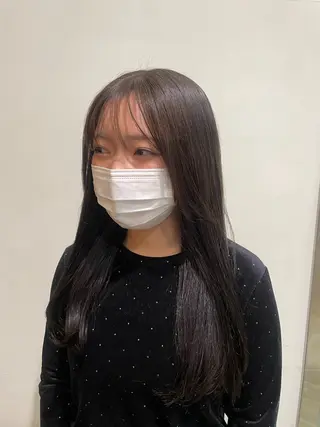 ロング アイブロウリフト パーマモデル/はなのヘアスタイル