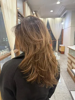 ロング nico. 心斎橋 akariのヘアスタイル
