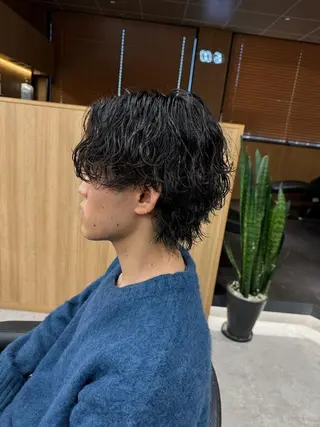 パーマ メンズ メンズ特化美容師 💠チナツのヘアスタイル