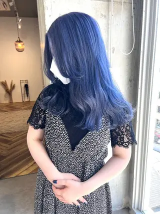 ロング カラー lani hair salon所属・SHOTO ハイトー ン/デザインカラーのヘアスタイル