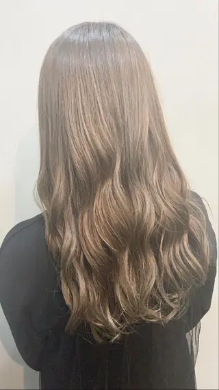 ロング カラー パーマ 宗近 拓磨のヘアスタイル