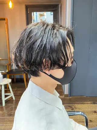 ショート カラー ヘアアレンジ メンズ ✨前田 優・2拠点✨ ✨恵比寿・札幌店✨のヘアスタイル
