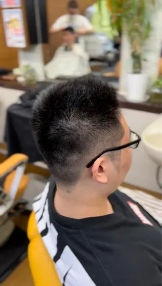 ショート メンズ men's hair sasaki 　メンズ ヘア ササキ所属・メンズパーマ/新宿 フェード/上田のヘアスタイル