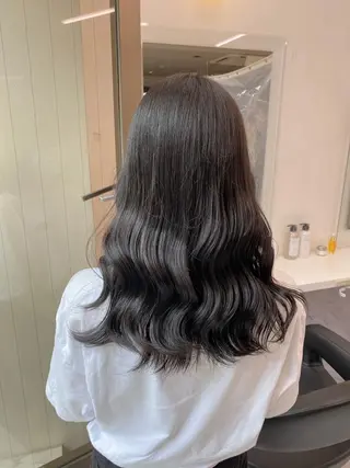 ミディアム カラー レイヤー/韓国❣️ 髪質改善/亘紘輝のヘアスタイル