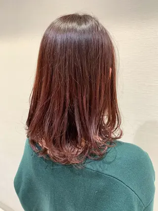 ミディアム カラー 【メンズ縮毛矯正】 田中秀斗のヘアスタイル