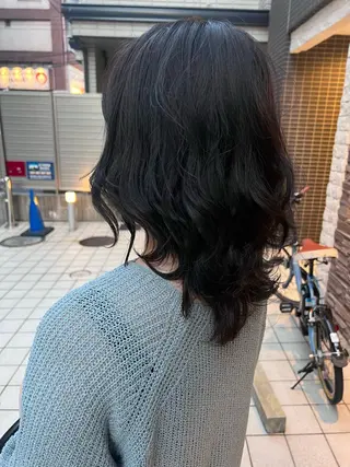 ミディアム カラー SOAR武蔵小杉所属・💜ハナエ💜 オーダーメイド美髪✨のヘアスタイル