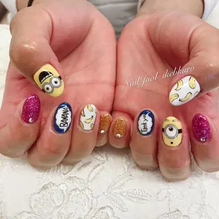 ミディアム nail jaol池袋店所属・ネイルJaol 池袋のネイルデザイン
