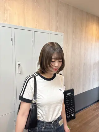 ミディアム 🩵 honoka🩵のヘアスタイル