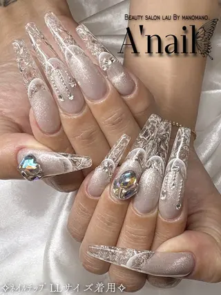 ネイル ラウバイマノマノ✧ ARISSA🦋💜のネイルデザイン