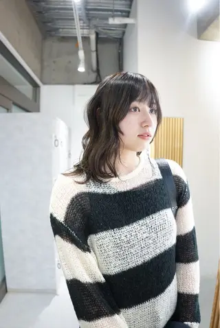 セミロング 月100人以上 髪質改善施術｜谷口のヘアスタイル