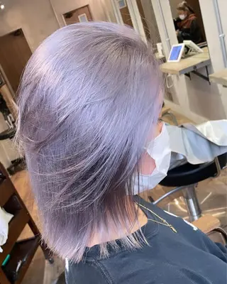 ミディアム andKおもろまち店 艶ダブルカラー✨のヘアスタイル
