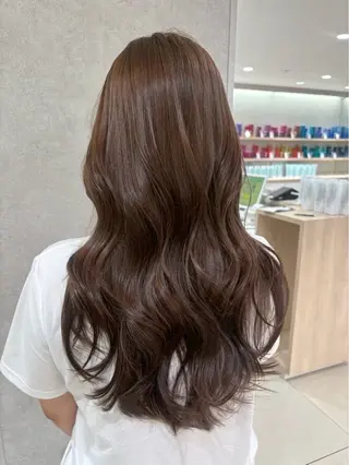 ロング カラー ｢縮毛矯正／カラー｣ /たいせいのヘアスタイル