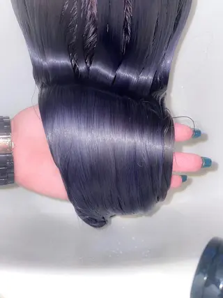 ロング カラー youres hair 髪質改善トリートメント&ヘッドスパ  新宿三丁目店【ユアーズヘア】所属・🦋透明感カラー 👑NODOKA🦋のヘアスタイル