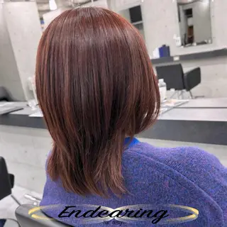 カラー 柳田 怜那/銀座 Endearingのヘアスタイル