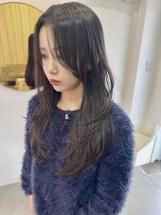ロング カラー 韓国ヘア/レイヤー /髪質改善🦋イブキのヘアスタイル