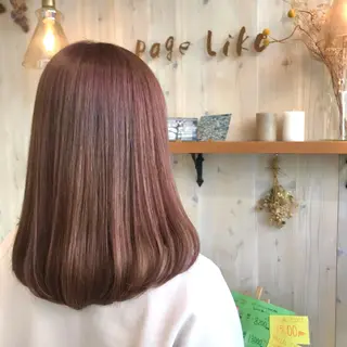 ミディアム カラー 透明感カラー/ 寺田千雅子のヘアスタイル