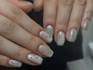 ミディアム 0203ムニムサン 💙Honokaのネイルデザイン