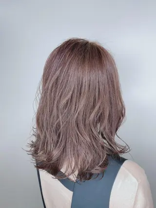 セミロング カラー 井手 伸哉のヘアスタイル