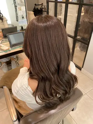 ロング カラー 韓国ヘア🍒渡辺 咲🍒のヘアスタイル