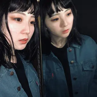 ミディアム カラー つくばUtooe's 副店長　寺沢颯のヘアスタイル