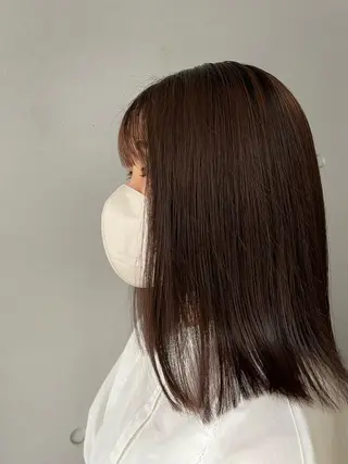 ミディアム カラー 横浜カラー/パーマ/ SAKI💫のヘアスタイル