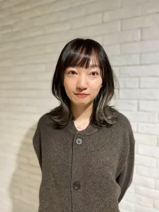 ミディアム カラー zenkoレブリィアリオ橋本店所属・森 広樹のヘアスタイル