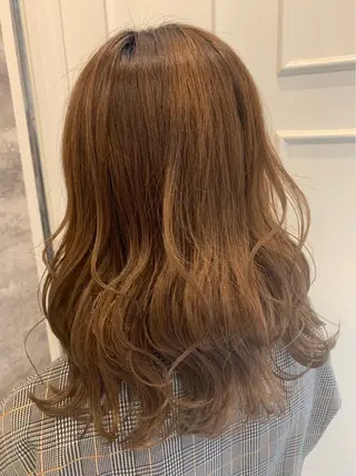 セミロング カラー 🫟Blanco🫟 Color&Careのヘアスタイル