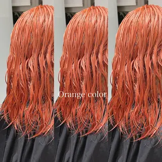 ミディアム カラー ヘアアレンジ stylist ◎RUKI.のヘアスタイル