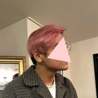 カラー メンズ ✂︎✂︎MOMO池袋 EMANON③🩵のヘアスタイル