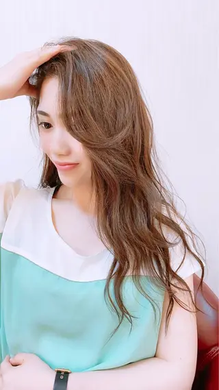 ロング カラー YURI ✨のヘアスタイル