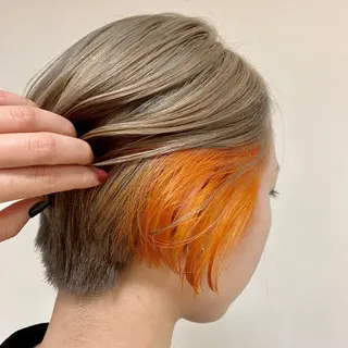 ショート カラー ヘアアレンジ 【Sweep】おじま のぞみのヘアスタイル