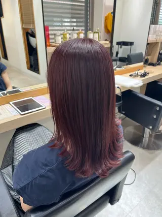 ロング カラー 【ニュアンスカラー・ 髪質改善】スズキカナのヘアスタイル