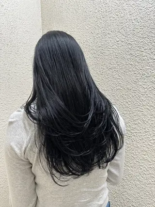 ロング カラー 美髪改善・ブリーチ tadasuke⭐️のヘアスタイル