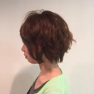 ショート カラー パーマ Ma Miのヘアスタイル