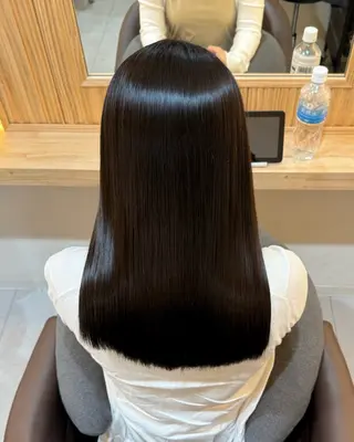 ロング attrait南堀江所属・KAISEI髪質改善 /縮毛矯正のヘアスタイル