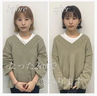 ショート ショート、ボブ特化 長島智彦のヘアスタイル