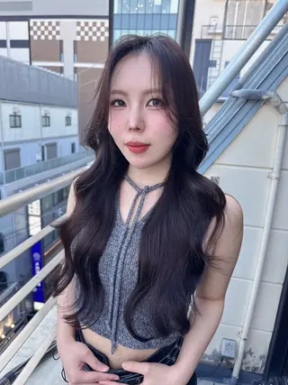 ロング カラー ワンホンヘア ケラチン/Kaitoのヘアスタイル