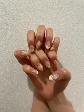 ネイル 束感まつ毛/ネイル/ LED♥KIRARAのマツエク・マツパデザイン