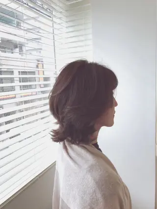 ミディアム 🌈elua yukaのヘアスタイル