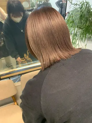 ショート カラー REINA☁️透明感 カラー/ぷつっと♡のヘアスタイル