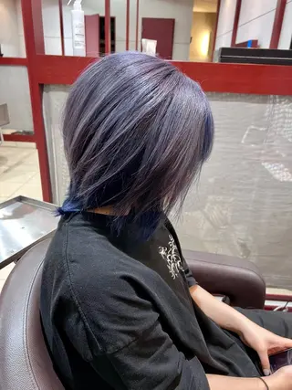 ミディアム 坂本 優輝のヘアスタイル