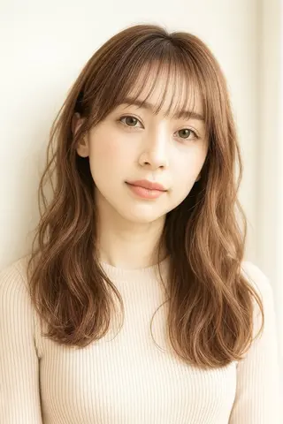 セミロング カラー SALOWIN(サロウィン)広島並木通り所属・田村和範/似合わせ カラー/縮毛矯正のヘアスタイル